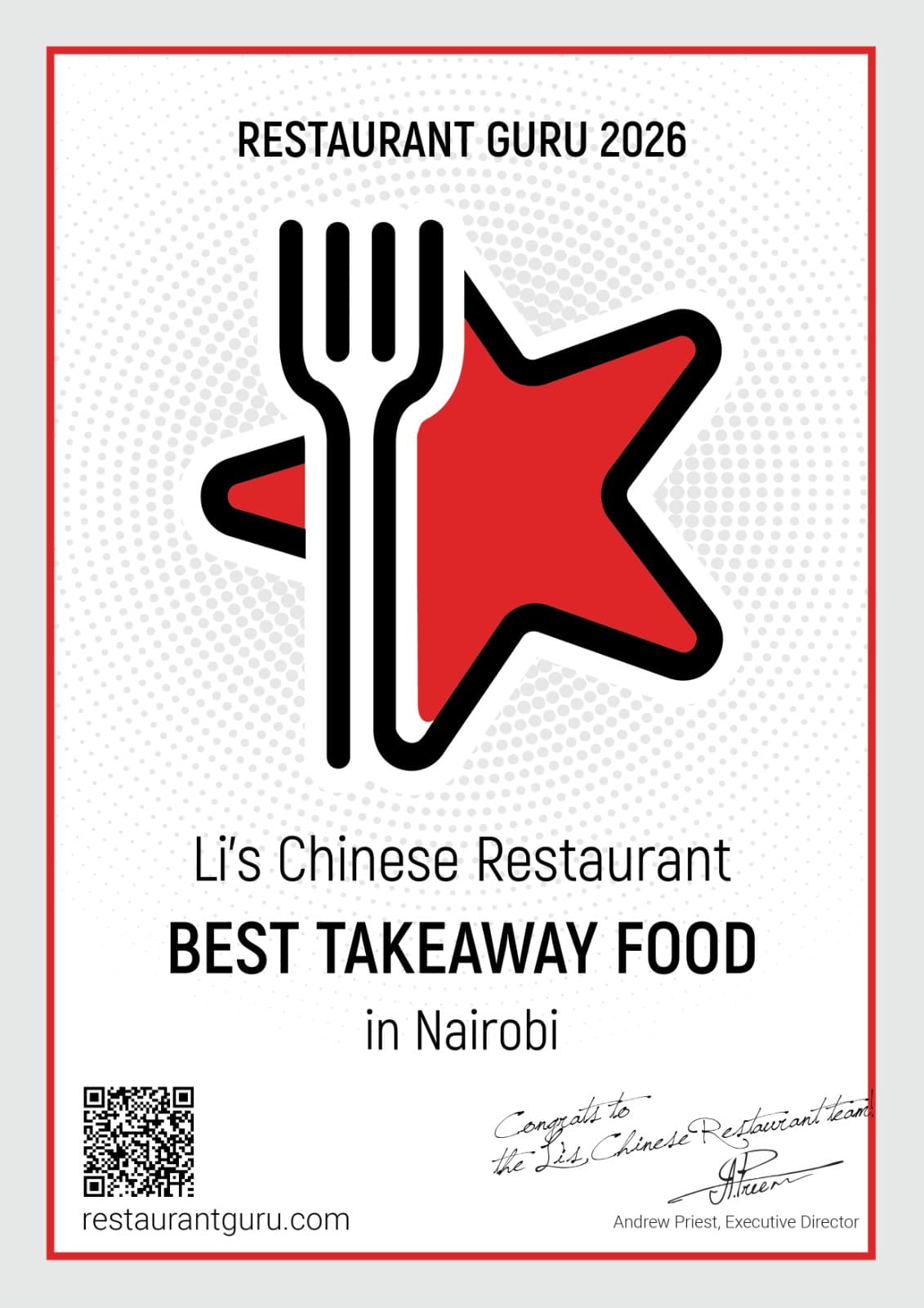 Best takeaway food in Nairobi